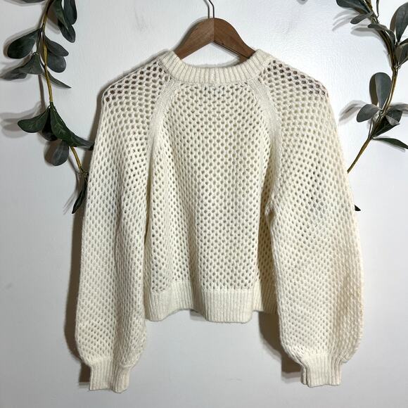 Joie Cream Open Knit Sweater - Picture 5 of 5